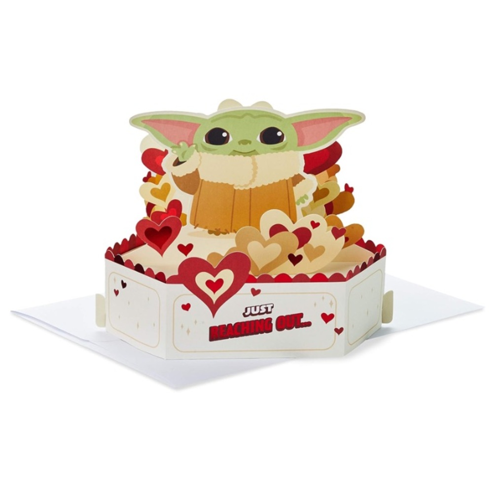 Hallmark Signature Valentine’s Day Card | Star Wars Mandalorian Pop-Up Card